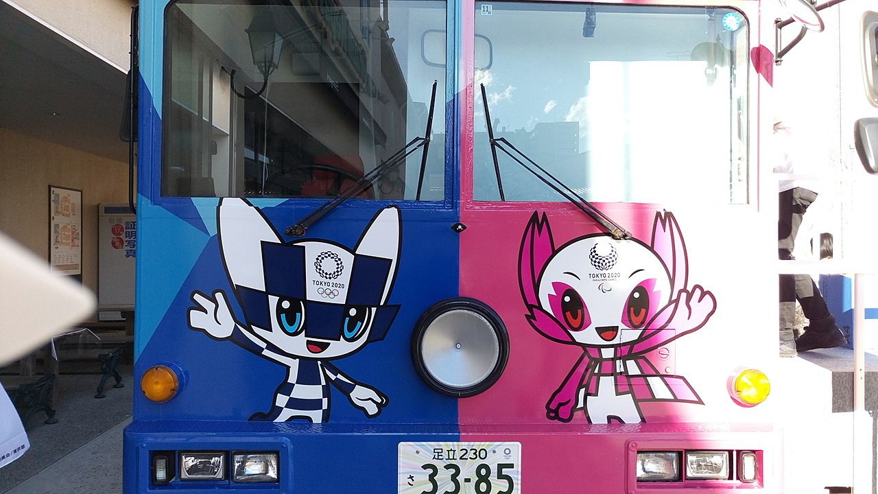 東京マスコットデザインラッピングバス運行開始